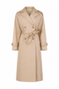 Beige Woven Trenchcoat – Jassen & Blazers van Zaya Collection