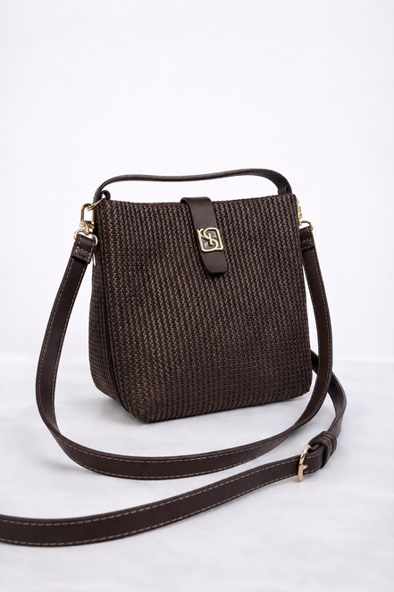 Brown Woven Bag