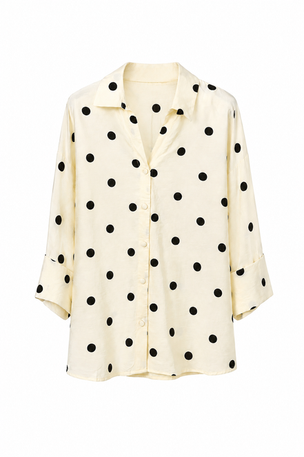 Ivory Polka Blouse
