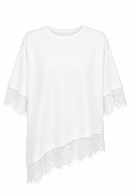 Lace Top White – Tops van Zaya Collection