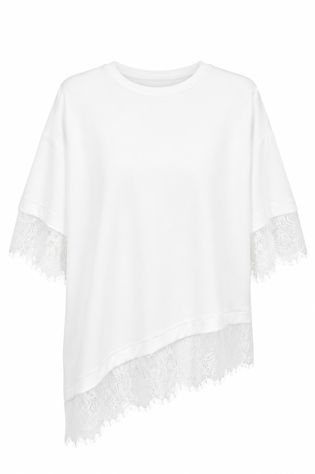 Lace Top White – Tops van Zaya Collection
