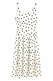 Polka dots dress “ White”