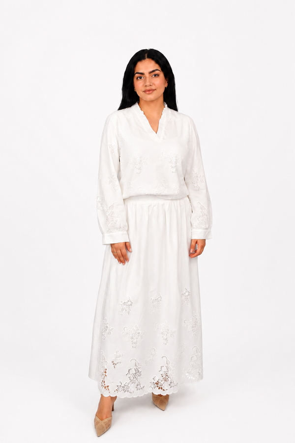 White Embroidery Set